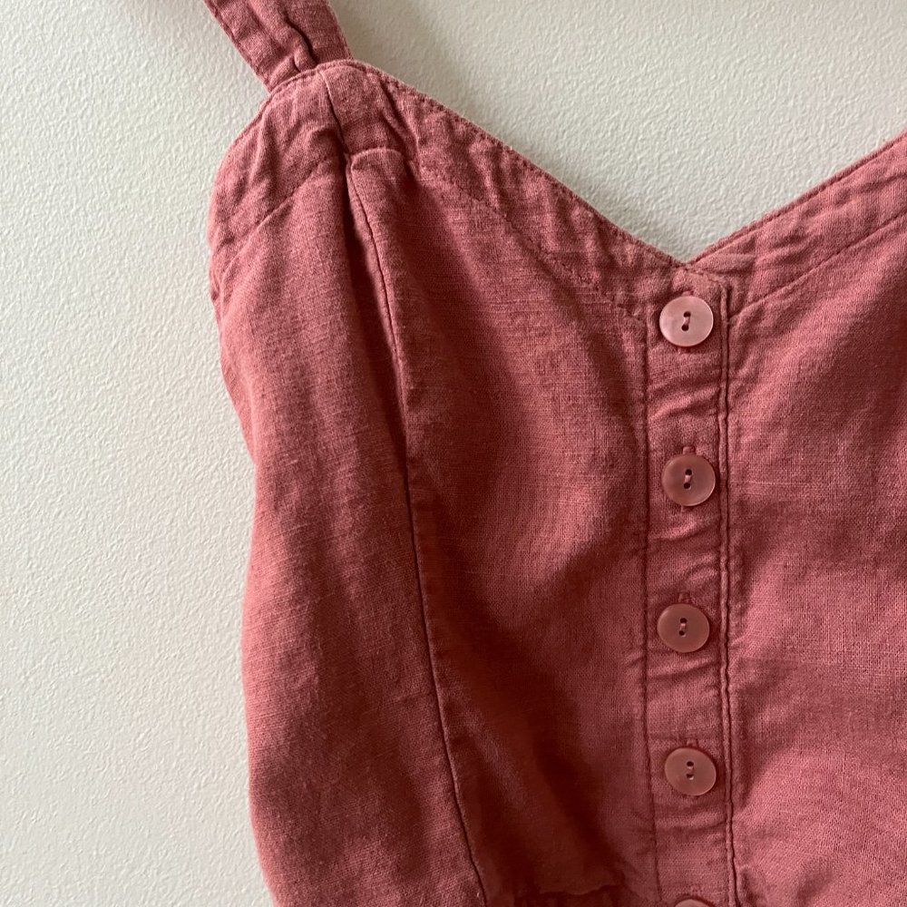 Abercrombie Linen Tank Top XS